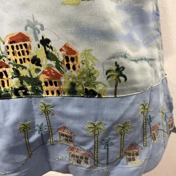 Weekend‎ Clothes Line Hawaiian Shirt L Princess Cruise 2pc Pants XL Beads - Picture 8 of 16